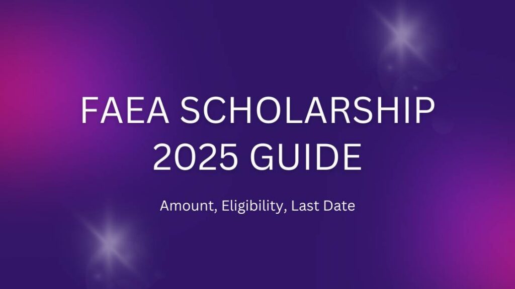 FAEA Scholarship