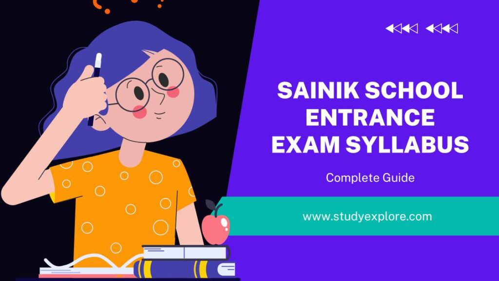 Sainik School Entrance Exam Syllabus